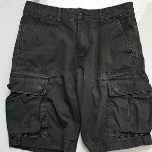 Men's Charcoal Cargo Shorts